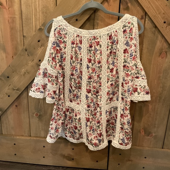 Blue Tassel Top from Anthropologie Size Small - Picture 3 of 5